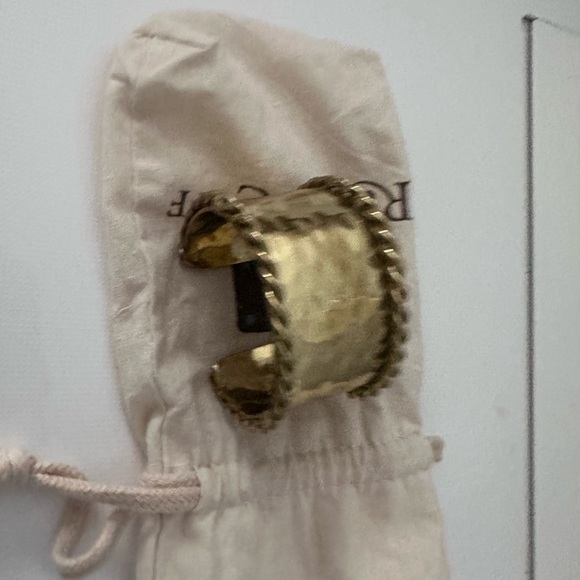 Gold Rope Rustic Cuff - Picture 2 of 6